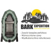 Ponton Bark В-280NPD EXPEDITION ZAWÓR BEZPIECZEŃSTWA, PRZESUWANE SIEDZENIA