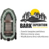 Ponton Bark В-300NP EXPEDITION ZAWÓR BEZPIECZEŃSTWA, przesuwane siedzenia